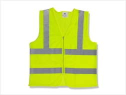 Picture of Class 2 Lime Mesh Zipper Safety Vests