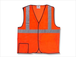 Picture of Class 2 Orange Mesh Breakaway Safety Vests