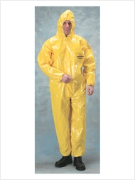Picture of Tychem� BR Level B Coverall Attached Hood, Elastic Wrist & Ankles