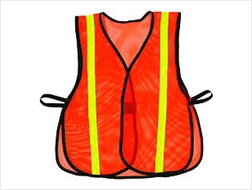 Picture of Value Orange Safety Vests �� Striping