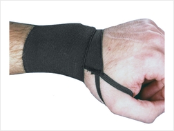 Picture of OccuNomix� Wrist Assist� Black Wrist Support With Thumb Loop