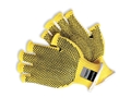 Kevlar� Fingerless PVC Dots Knit Gloves