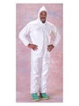 Tychem� SL Coveralls Attached Hood, Elastic Wrist & Ankles
