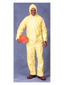 Tychem� QC Coveralls Attached Hood, Elastic Wrist & Ankles