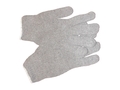 Mediumweight Gray String Knit Gloves