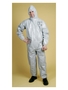 Tychem® F garments are made of a proprietary barrier laminated to a Tyvek® substrate. Strong and lightweight, with a chemical barrier used for protection from chemical warfare agents.