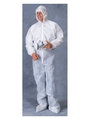 Polypropylene Disposable Coveralls Attached Hood, Boots & Elastic Wrist