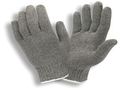 Standard Weight Gray String Knit Gloves