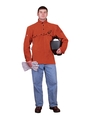 Red Ram Leather Cape Sleeves