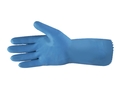 18-Mil Blue Unlined Latex Gloves