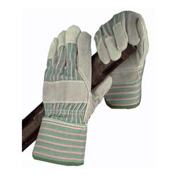 Picture of Shoulder Split Leather Palm Work Glove Rubberized Cuff