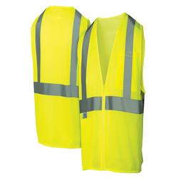 Picture of Class 2 Lime Mesh Zipper Safety Vests