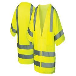 Picture of Class 3 Lime Mesh Zipper Safety Vests