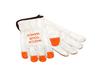 Select Grain Cowhide Leather Driver's Orange Finger Tips