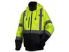 Class 3 Type R Yellow Bomber Jacket Removable Fleece Liner