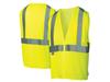 Class 2 Lime Mesh Zipper Safety Vests