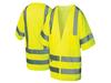 Class 3 Lime Mesh Zipper Safety Vests