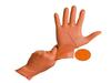 JagShield® 3D Orange Powder-Free 8-Mil Nitrile Gloves w/ Textured Grip
