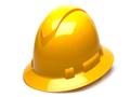 Full brim hard hats from MSA & Pyramex